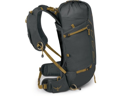 Рюкзак туристичний Osprey Talon Velocity 20 dark charcoal/tumbleweed yellow - L/XL - чорний (009.3545)
