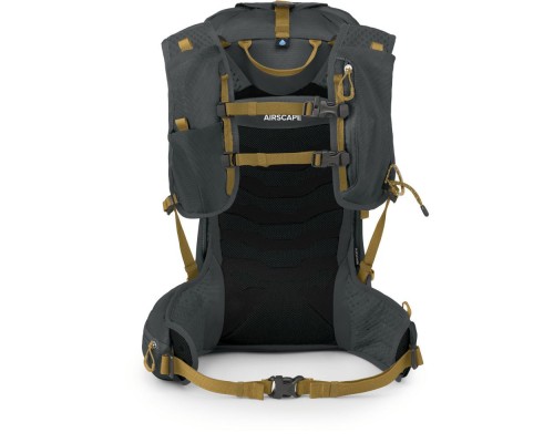 Рюкзак туристичний Osprey Talon Velocity 20 dark charcoal/tumbleweed yellow - L/XL - чорний (009.3545)