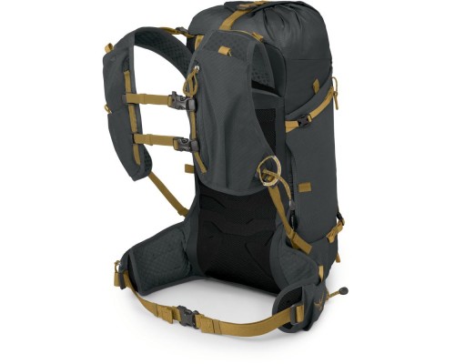 Рюкзак туристичний Osprey Talon Velocity 20 dark charcoal/tumbleweed yellow - L/XL - чорний (009.3545)