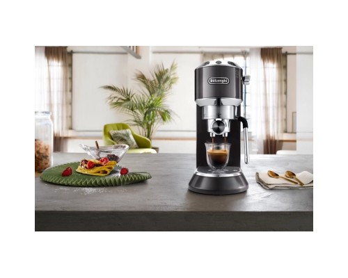 Ріжкова кавоварка еспресо DeLonghi EC 885 GY (Dedica Arte)