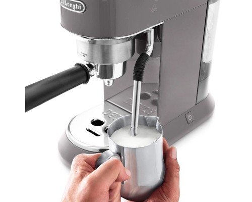 Ріжкова кавоварка еспресо DeLonghi EC 885 GY (Dedica Arte)