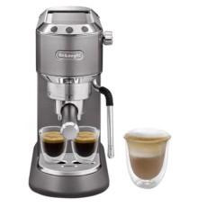 Ріжкова кавоварка еспресо DeLonghi EC 885 GY (Dedica Arte)