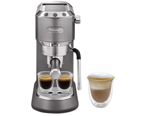 Ріжкова кавоварка еспресо DeLonghi EC 885 GY (Dedica Arte)