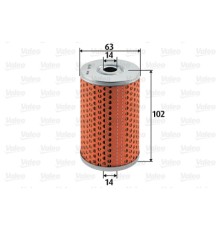 Фільтр паливний Valeo 587911