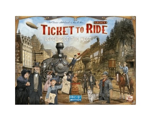 Настільна гра Lord of Boards Ticket to Ride: Legends of the West англійська (TTR_WL)