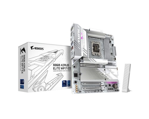 Материнська плата GIGABYTE B860 A ELITE WF7 ICE (B860 AORUS ELITE WIFI7 ICE)