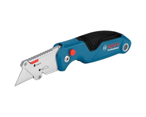 Ніж монтажний Bosch трапецієподібний складаний, корпус пластик, 215мм (1.600.A01.6BL)