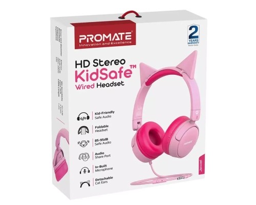 Навушники Promate Jewel Bubblegum (jewel.bubblegum)