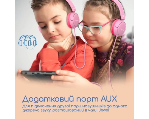 Навушники Promate Jewel Bubblegum (jewel.bubblegum)