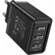 Зарядний пристрій Vention 3xUSB A 12W Black (FEAB0-EU)