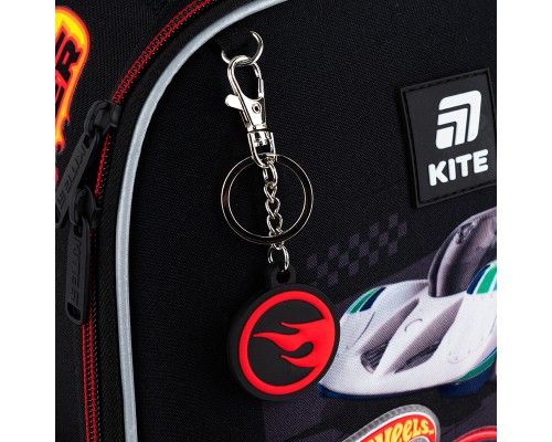 Шкільний набір Kite 555 Hot Wheels (рюкзак + пенал + сумка для взуття) (SET_HW25-555S)