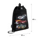 Шкільний набір Kite 555 Hot Wheels (рюкзак + пенал + сумка для взуття) (SET_HW25-555S)