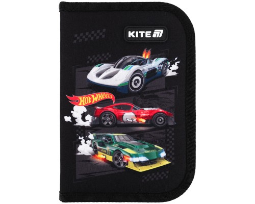 Шкільний набір Kite 555 Hot Wheels (рюкзак + пенал + сумка для взуття) (SET_HW25-555S)