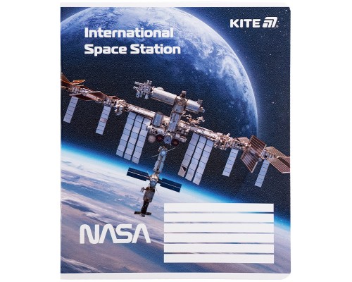 Зошит Kite NASA, 18 аркушів, клітинка (NS25-236)