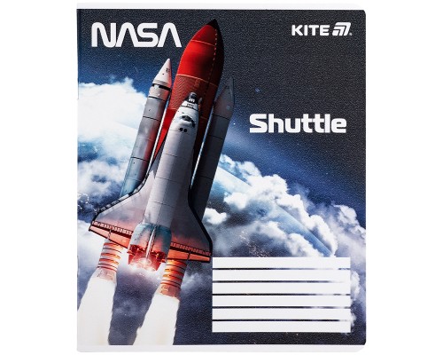 Зошит Kite NASA, 18 аркушів, клітинка (NS25-236)