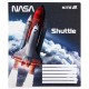 Зошит Kite NASA, 18 аркушів, клітинка (NS25-236)