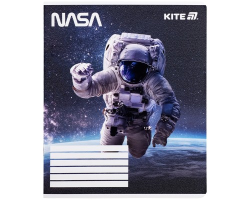 Зошит Kite NASA, 18 аркушів, клітинка (NS25-236)