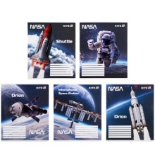 Зошит Kite NASA, 18 аркушів, клітинка (NS25-236)