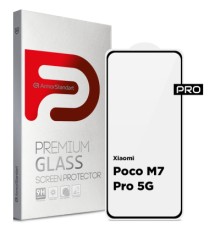Скло захисне Armorstandart Pro Xiaomi Poco M7 Pro 5G Black (ARM83140)