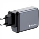Зарядний пристрій Verbatim GaN 100 W 4 ports (2xUSB-C-100 W,USB-C 65 W /USB-A -3.0) (32202)