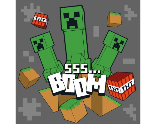 Картина по номерам Santi Майнкрафт БУУМ 25х25см (955474)