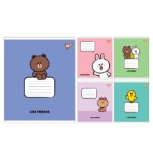 Зошит Yes Line Friends Stylish А5 12 аркушів коса лінія (767647)