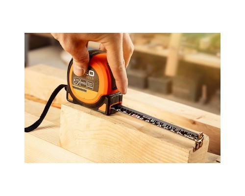Рулетка Neo Tools Super Black, 10мx25мм, з фіксатором змотування, магніт (67-245)