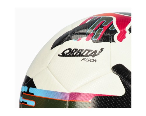 М'яч футбольний Puma Orbita 5 Fusion 084331-01 білий, чорний, болотний 5 (4067981496006)