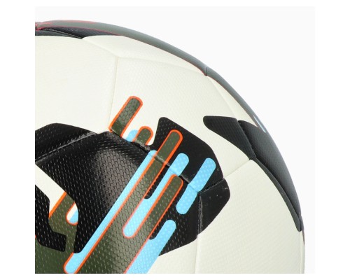 М'яч футбольний Puma Orbita 5 Fusion 084331-01 білий, чорний, болотний 5 (4067981496006)