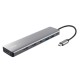 Концентратор Trust USB-C 7-in1 2xUSB-А 3.2/2xUSB-С/2xHDMI/DP aluminiu 0.16m grey (25661_TRUST)