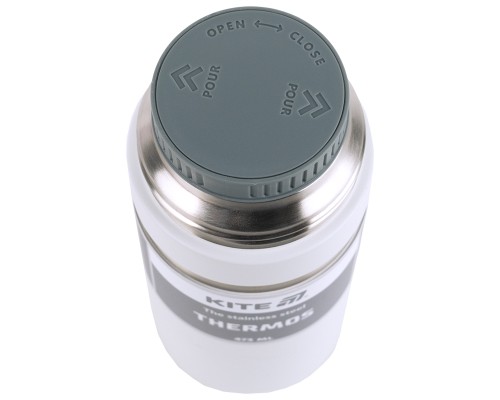 Термос Kite 473 мл білий (K25-320-1)