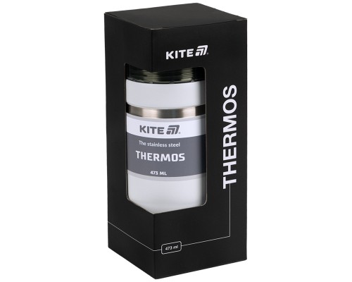 Термос Kite 473 мл білий (K25-320-1)