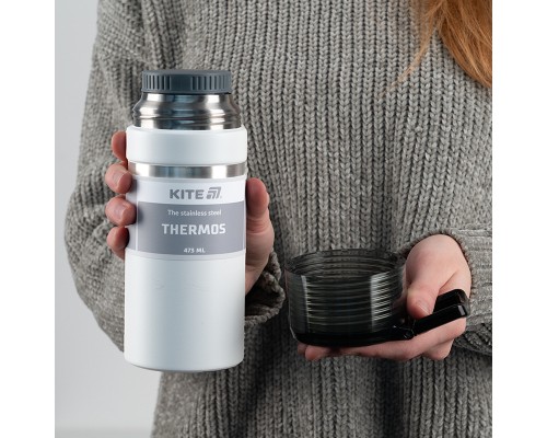 Термос Kite 473 мл білий (K25-320-1)