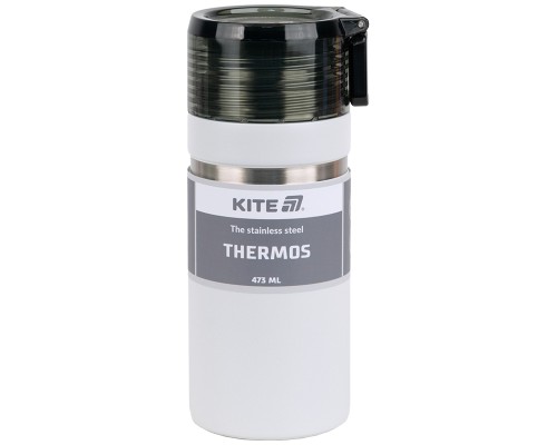 Термос Kite 473 мл білий (K25-320-1)