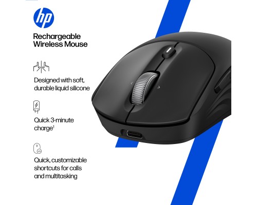 Мишка HP 700 Rechargeable Wireless/Bluetooth Black (AZ7B0AA)