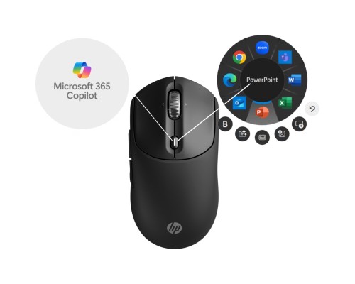 Мишка HP 700 Rechargeable Wireless/Bluetooth Black (AZ7B0AA)