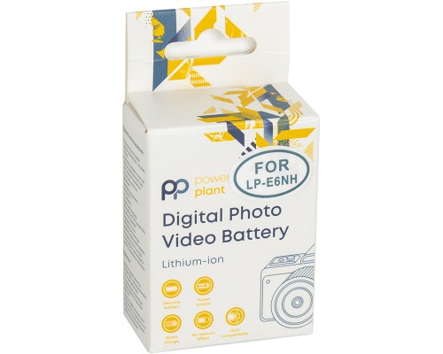 Акумулятор до фото/відео PowerPlant Canon LP-E6NH 2250mAh (CB970551)