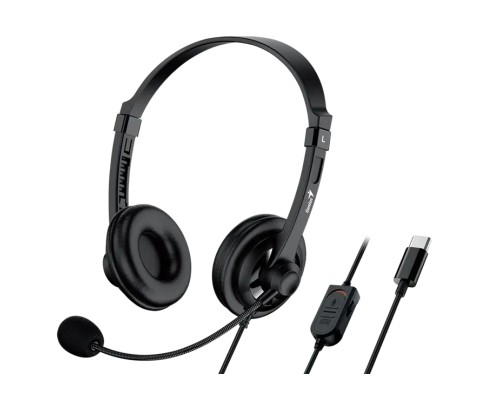 Навушники Genius HS-230U USB-C Black (31710021405)