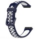 Ремінець до фітнес браслета BeCover Vents Style для Huawei Band 7/Honor Band 7 Blue-White (709442)