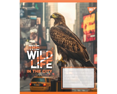 Зошит Yes The wild in the city А5 96 аркушів лінія (767773)
