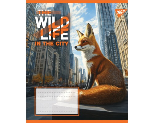 Зошит Yes The wild in the city А5 96 аркушів лінія (767773)