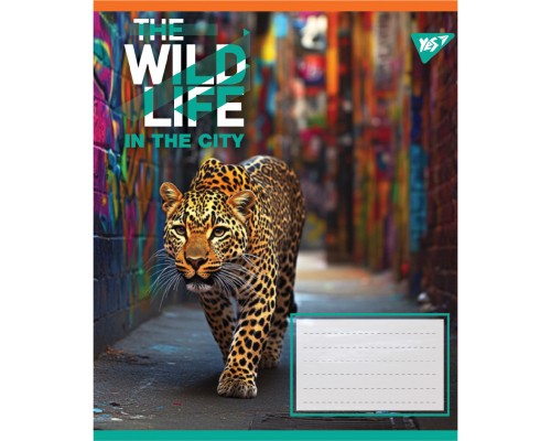 Зошит Yes The wild in the city А5 96 аркушів лінія (767773)