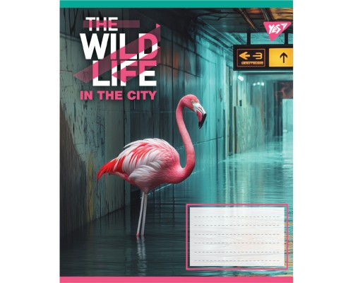 Зошит Yes The wild in the city А5 96 аркушів лінія (767773)