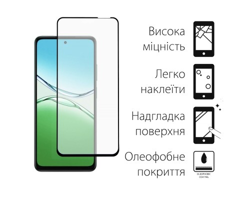 Скло захисне Dengos Full Glue OPPO A5 4G Black (TGFG-402)