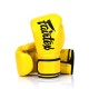 Боксерські рукавички Fairtex BGV14 Yellow 14 унцій (бинти в комплекті) (BGV14_14oz_Yellow)