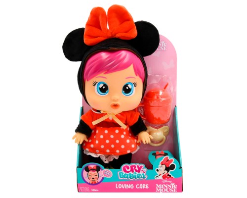 Лялька IMC Cry babies Любов і турбота Дісней Плакса Мінні з аксесуарами 26 см (927384)