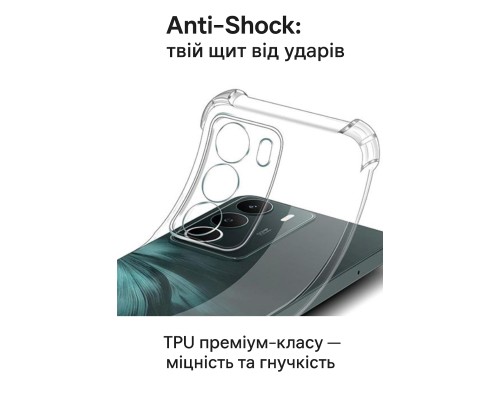 Чохол до мобільного телефона BeCover Anti-Shock Realme C71 Clear (713810)