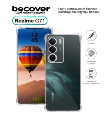 Чохол до мобільного телефона BeCover Anti-Shock Realme C71 Clear (713810)