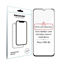 Скло захисне BeCover Poco C85 4G Black (714366)