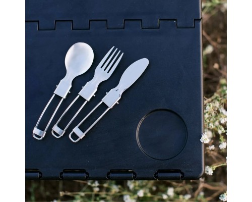 Набір туристичного посуду Tribe Compact Set сталевий (T-FC-0021-metal)